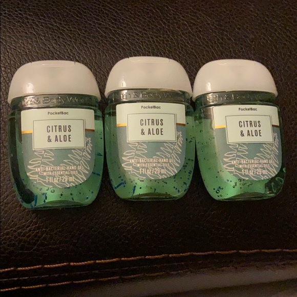 Bath & Body Works Citrus & Aloe PocketBac x 3